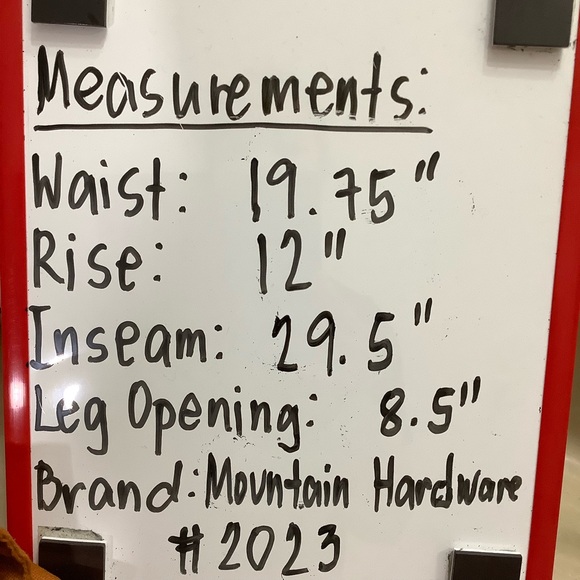 Mountain Hardwear Orange Outdoor Hiking Fishing Pants - Picture 7 of 7